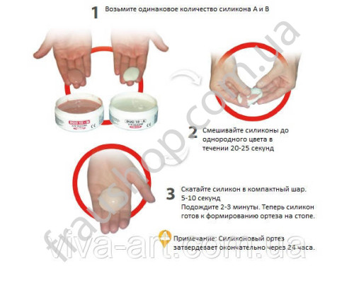 A-силікон Silicone DUO10, A + B, Shore A10 (середня жорсткість), Fresco (Іспанія)