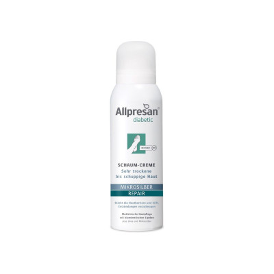 Крем-пена для шелушащейся сухой кожи AllPresan MICROSILBER + REPAIR, 125 мл