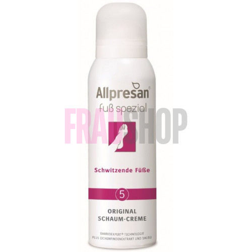 Крем-пена #5 для стоп при повышенной потливости pedicare Original Schaum-Creme Allpresan, 125 мл