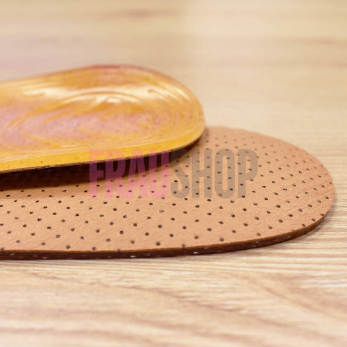 Устілки з гелю покриті шкірою для втомлених ніг, універсальний розмір, пара, Fresco (Іспанія)