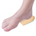 Підп'яточник гелевий покрить шкірою, комфортний для стомлених ніг - пара L