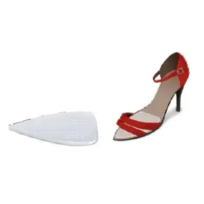 Напівустілки під плюсну для взуття з завужені носком і високим каблуком (прозорі) - пара