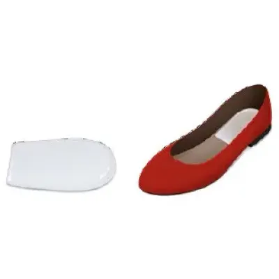 Підп'ятник екстратонкий прозорий — пара L (41-44)