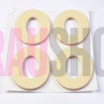 Кольцо овальное на клеевой основе, толщина 3 мм, (4шт) Fresco (Испания)