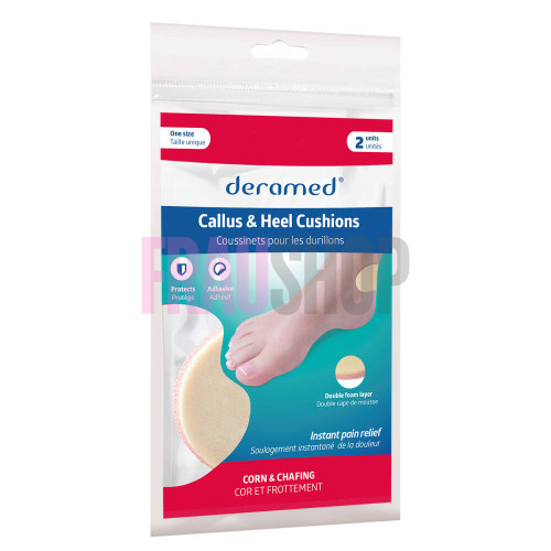 Подушечка з піни для зони ахілу на клейовій основі, товщина 3 мм - 2 шт. / Лист