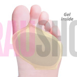 Подушечка з гелю під плюсну в тканині, розмір на вибір, пара.