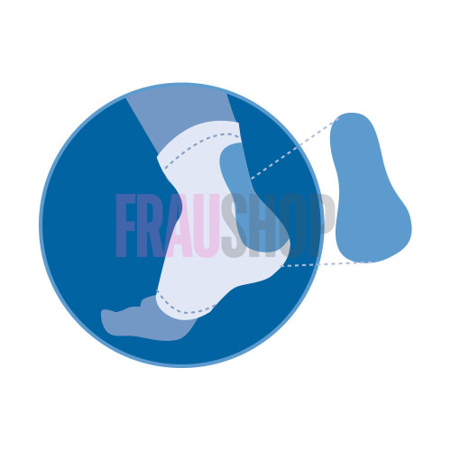 Захисний панчоху зони ахілла з відкритим носком 1 шт Fresco (Іспанія)