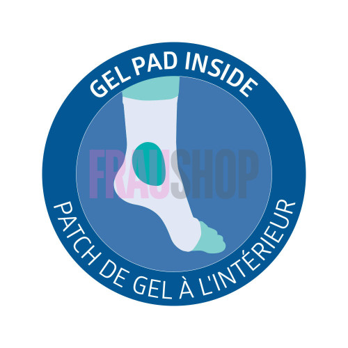 Шкарпетка з гелевим захистом зони щиколотки з відкритим носком, розмір на вибір, шт.