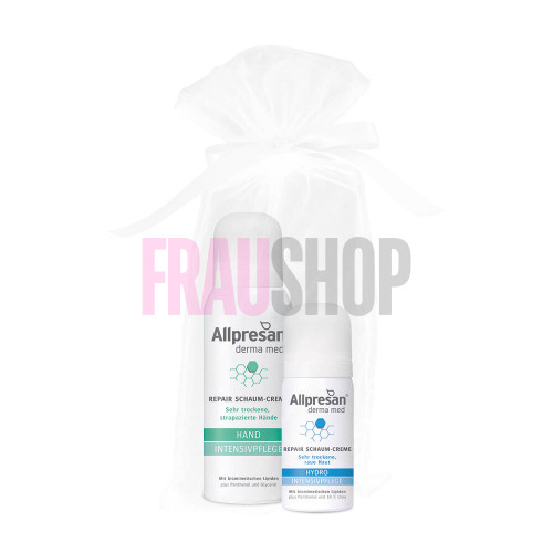 Подарунковий набір Відновлюючий крем-пінка Allpresan Derma Med Hand INTENSIVE CARE, 100 мл + Крем-піна для дуже сухої та потрісканої шкіри Allpresan Dermo Med Hydro Intensive, 35мл