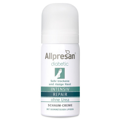 Крем-піна для сухої, потрісканої шкіри стоп діабетиків Intensive+Repair, без сечовини, 35 мл
