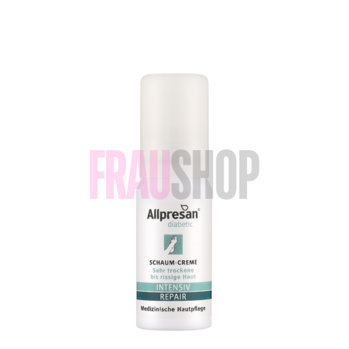 Крем-піна для сухої, потрісканої шкіри стоп та гомілок діабетиків, Allpresan Diabetic Intensive+Repair з сечовиною