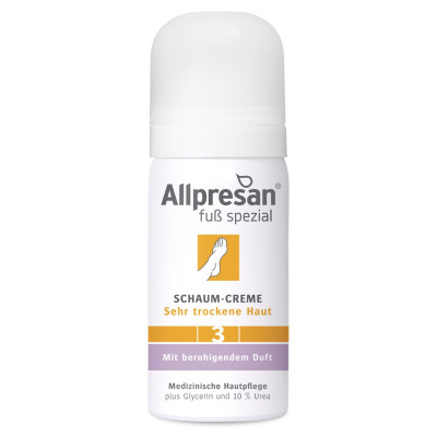 Крем-піна для дуже сухої шкіри стоп зі заспокійливим ароматом Allpresan Foot Special No. 3 Foam Cream