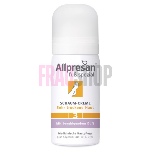 Крем-піна для дуже сухої шкіри стоп зі заспокійливим ароматом Allpresan Foot Special No. 3 Foam Cream