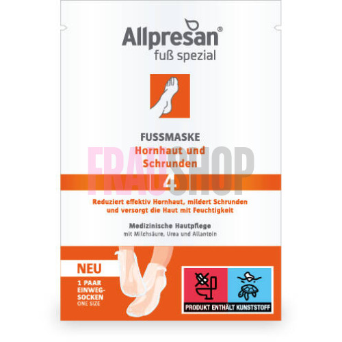 Маска для ніг Мозолі і тріщини, Allpresan Foot Special No. 4