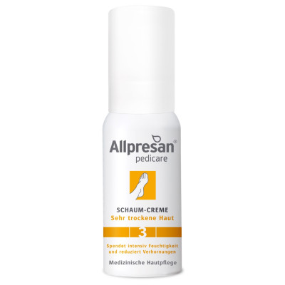 Крем-пена #3 для очень сухой кожи стоп Fuß spezial Original Schaum-Creme Allpresan, 15 мл 