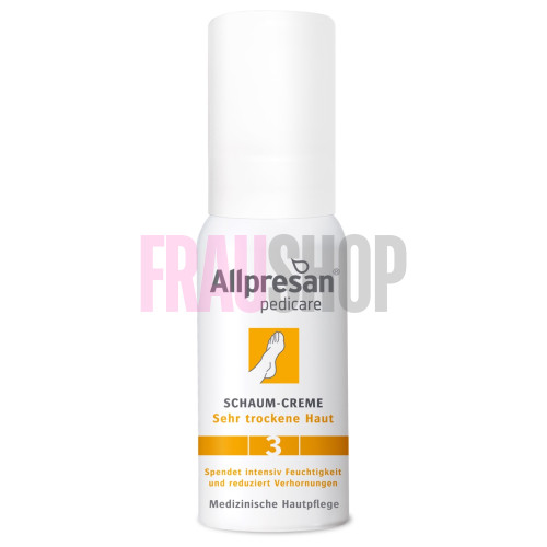 Крем-пена #3 для очень сухой кожи стоп Fuß spezial Original Schaum-Creme Allpresan, 15 мл