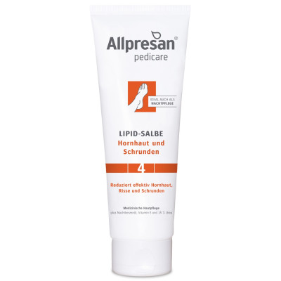 Липидная мазь №4 для мозолистой и потрескавшейся кожи стоп pedicare Lipid-Salbe, Allpresan 125мл