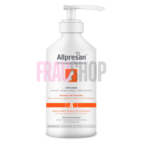 Липидная мазь #4 для мозолистой и потрескавшейся кожи стоп pedicare Lipid-Salbe, Allpresan, 450 мл