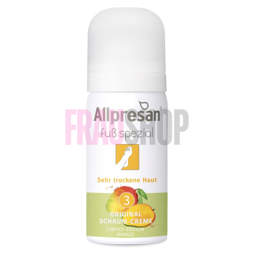 Крем-піна #3 для дуже сухої шкіри стоп "Манго", Original Schaum-Creme Allpresan Mango, 35 мл