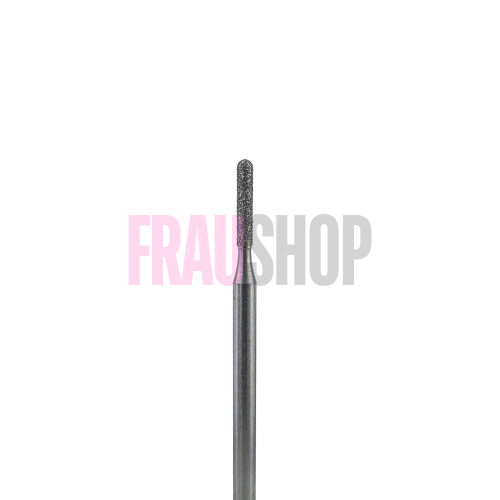 Алмазная насадка цилиндр с закругленным торцом, 1,6 мм, средний абразив, Diaswiss (Швейцария)