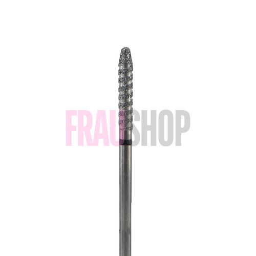Алмазная насадка цилиндр закругленный турбо, 2.7 мм, грубый абразив, Diaswiss (Швейцария)