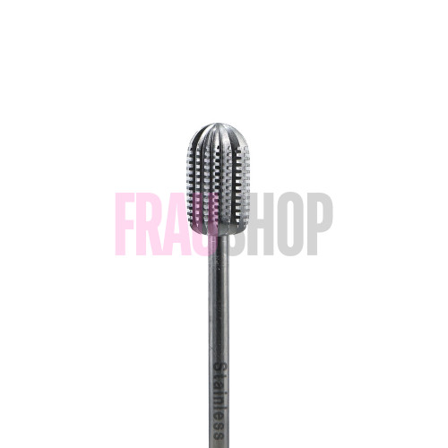 Стальная фреза цилиндр с закругленным торцом и продольной насечкой, 7 мм, Meisinger (Германия)