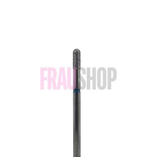 Алмазная насадка цилиндр закругленный, 2.3 мм, средний абразив, Meisinger (Германия)