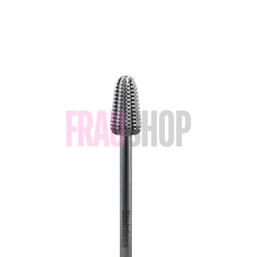 Сталева фреза конус, заокруглений з поздовжньою насічкою, 6 мм, Meisinger (Німеччина)