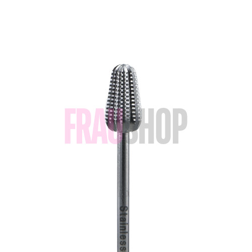 Сталева фреза конус, заокруглений з поздовжньою насічкою, 7 мм, Meisinger (Німеччина)