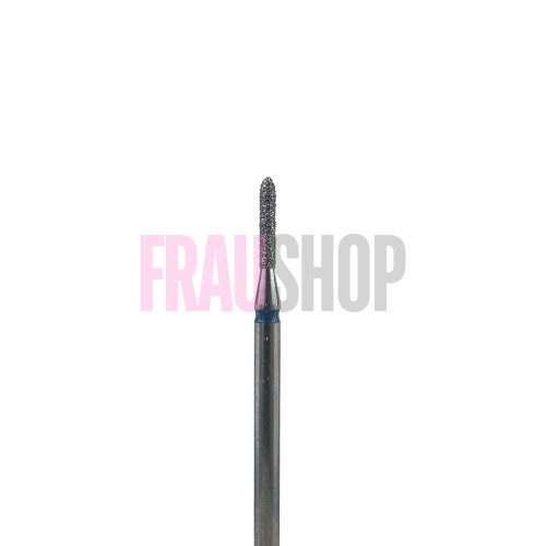 Алмазная насадка цилиндр закругленный для кутикулы, 1.4 мм, средний абразив, Meisinger (Германия)