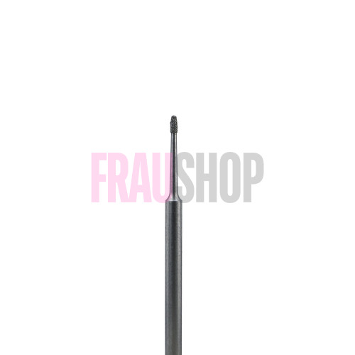 Алмазная насадка конус закругленный для кутикулы, 1 мм, средний абразив, Meisinger (Германия)