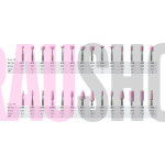 Камінь свічка малий рожевий, для манікюру, 2.5 мм, Meisinger (Німеччина)