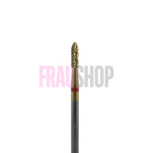 Фреза закруглений циліндр, нітрид титанове покриття, дрібна насічка, 2.3 мм, Diaswiss (Швейцарія)