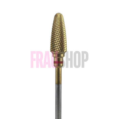 Фреза закруглений конус, нітрид титановим покриттям, дрібна насічка, 6 мм, Diaswiss (Швейцарія)