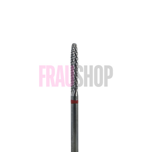 Фреза циліндр заокруглень для спилювання гель лаку 2.3 мм, дрібна насічка, Diaswiss (Швейцарія)