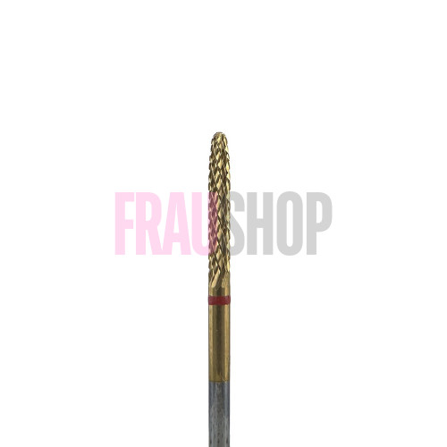 Фреза закруглений циліндр, нітрид титанове покриття, дрібна насічка, 2,3 мм, Diaswiss (Швейцарія)