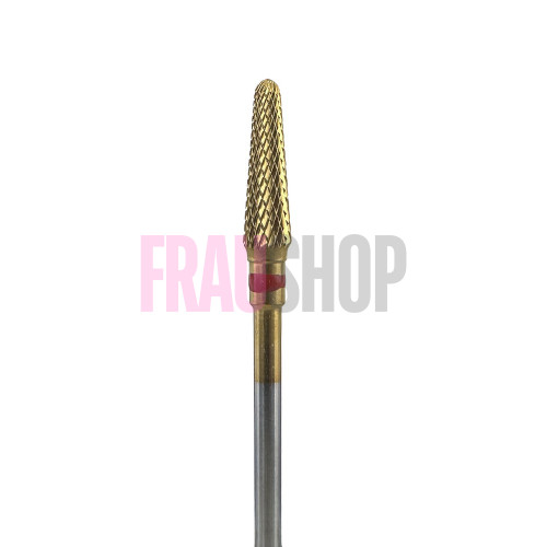 Фреза конус звужений, нітрид титанове покриття, дрібна насічка, 4 мм, Diaswiss (Швейцарія)