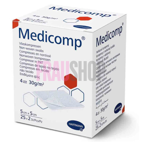 Салфетка из нетканого материала Medicomp® 5см х 5см (упаковка)
