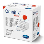 Пластырь эластичный 2,5см х 10м фиксирующий на нетканой основе Omnifix® Elastic, (2шт.)