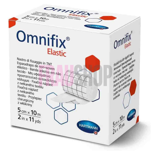 Пластырь эластичный 5смх10м фиксирующий на нетканой основе Omnifix® Elastic