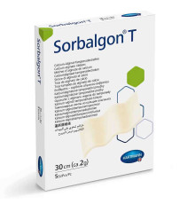 Тампонадна стрічка поглинаюча з кальцію-альгінату Sorbalgon® T / Сорбалгон Т 30см (2г), 1шт