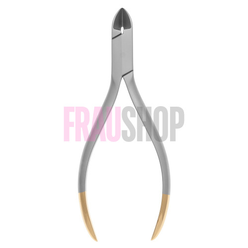 Кусачки для проволоки, включая титановый с твердосплавными накладками изогнутые под углом 15°, 130 мм, Medesy