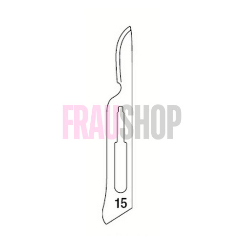 Стерильные лезвия №15 с креплением стандарт №3, шт., Schreiber (Германия)