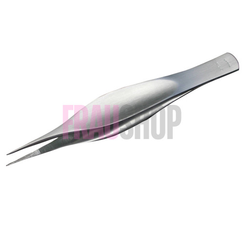 Пінцет ультратонкий прямий загострений з насічкою, 11 см, KIEHL (Німеччина)