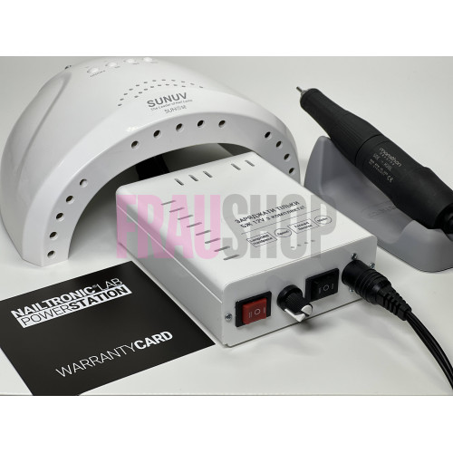 Повербанк комбинированный 2в1, для фрезера и УФ лампы Power station Кombi (PS30-9k)