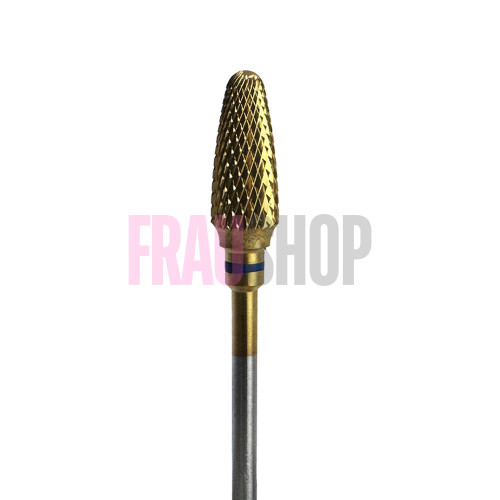 Фреза конус закруглений, нітрид титанове покриття, велика насічка, 6 мм, Diaswiss (Швейцарія)