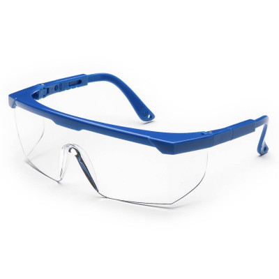 Окуляри захисні 511 покриття від подряпин, синя оправа, регулювання дужок, Univet (Італія)