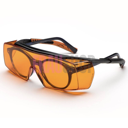 Окуляри захисні 5x7 від випромінювань фотополімерних ламп, регул. дужок, носіння з оптич. окулярами, Univet (Італія)