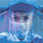 Щиток без запотівання з синім козирком №710, Univet (Італія)