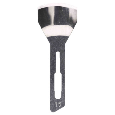 Стерильні порожнисті леза №15 з кріпленням стандарт №3, шт., Франція